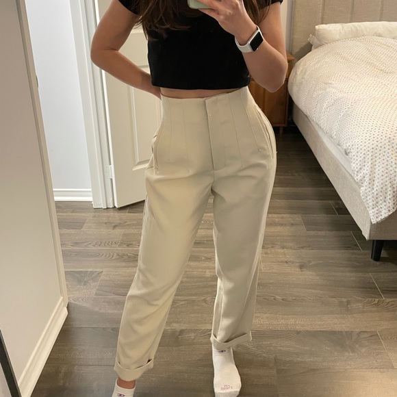 Zara Pants - Zara beige dress pants